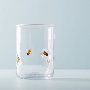 Anthropologie Lola bee juice glass - set of TWO
